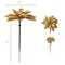 24-Pack: Sparkling Vibrant Gold Glitter Poinsettia Picks by Floral Home&#xAE;